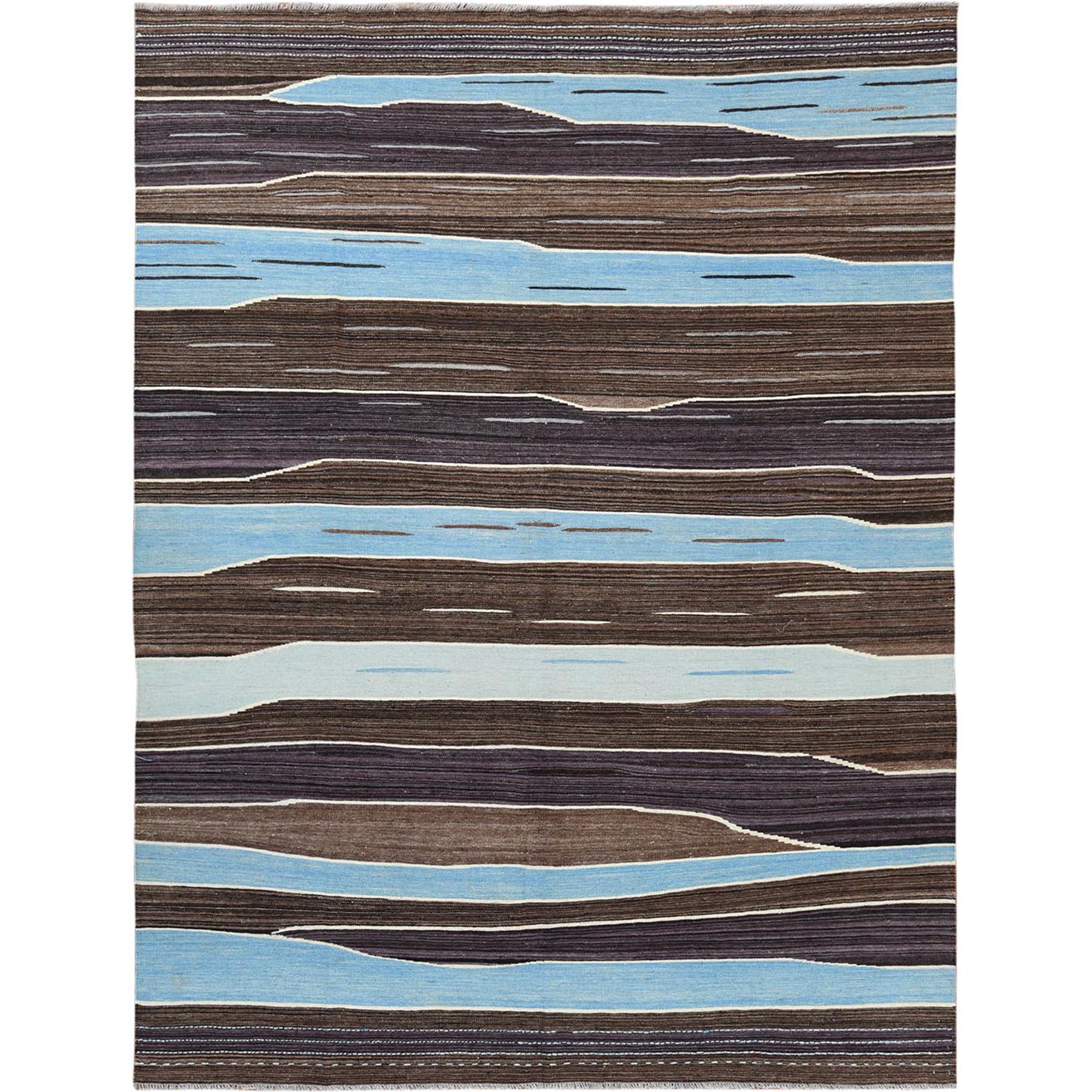Modern & Contemporary Wool Hand-Woven Area Rug 8'3